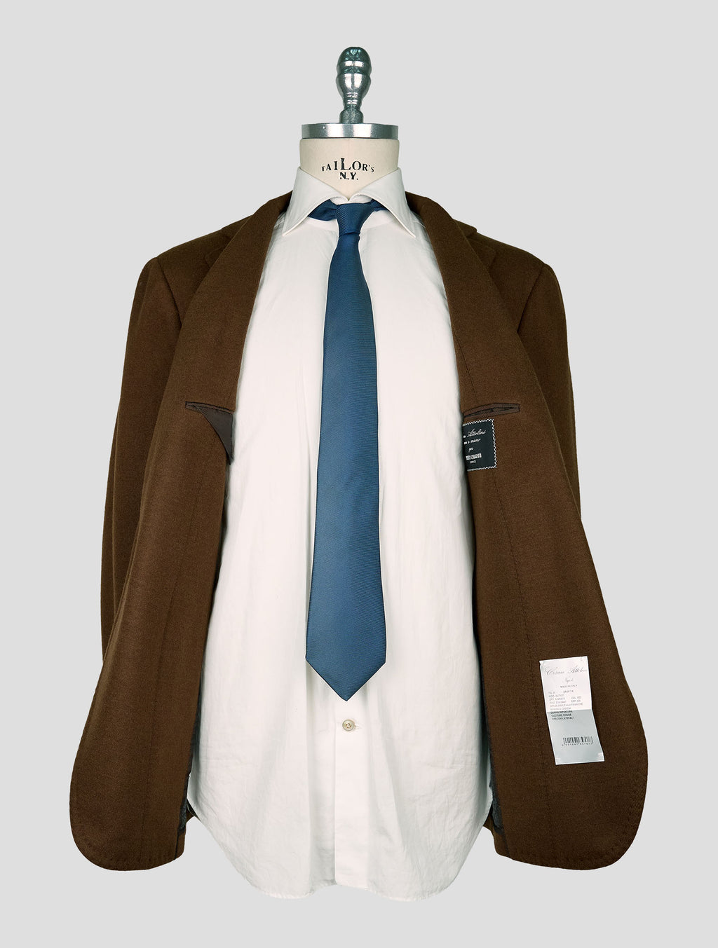 Cesare Attolini brown cashmere pa Blazer 4