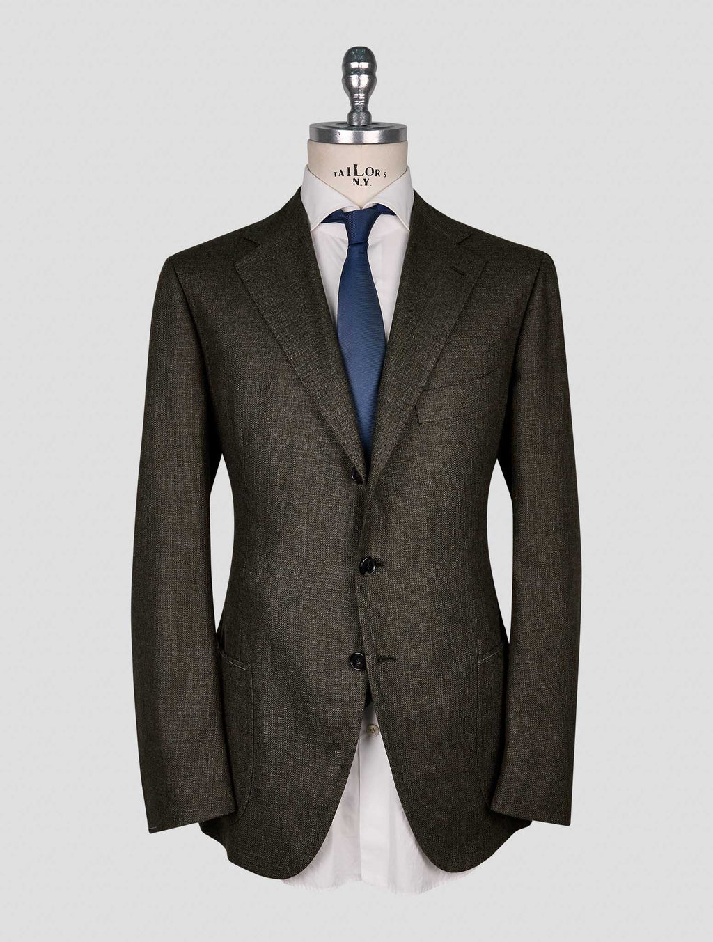 Cesare Attolini  dark green  wool cashmere silk   Blazer 1
