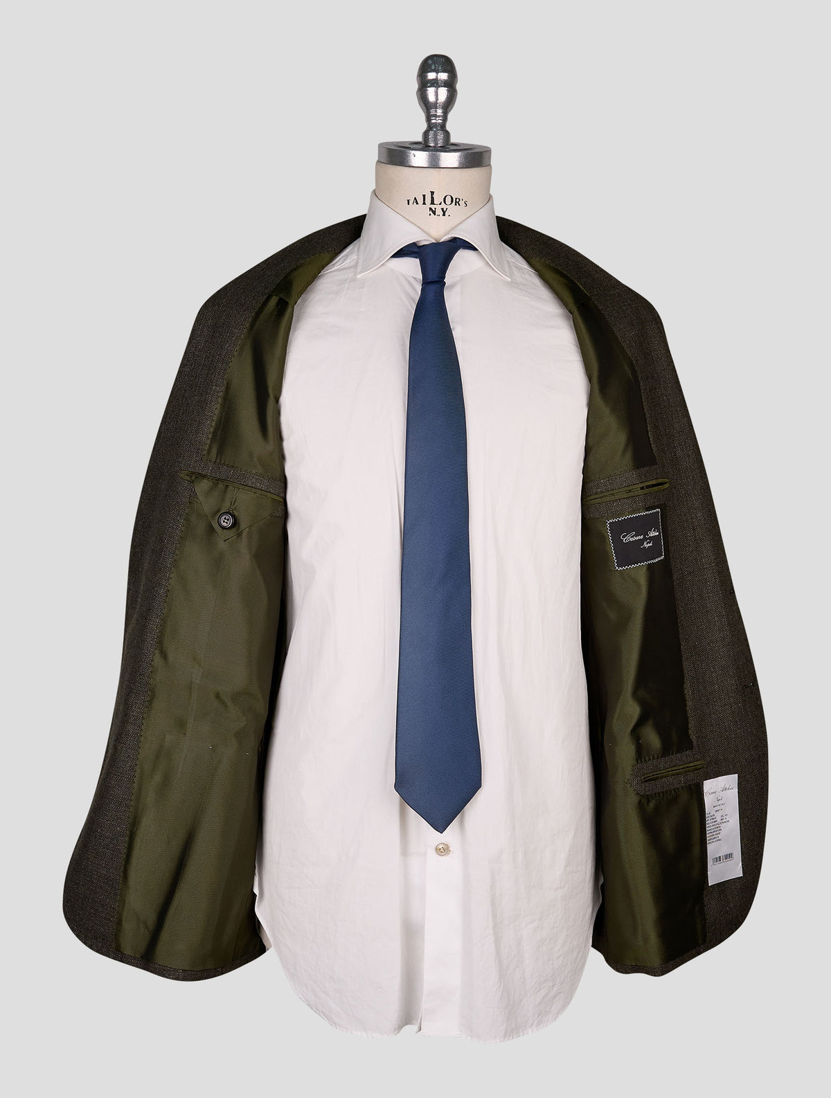 Cesare Attolini  dark green  wool cashmere silk   Blazer 5