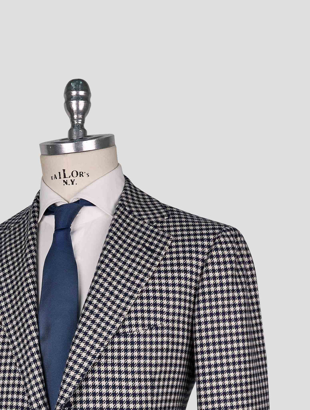 Cesare Attolini blue beige cashmere  Blazer 4