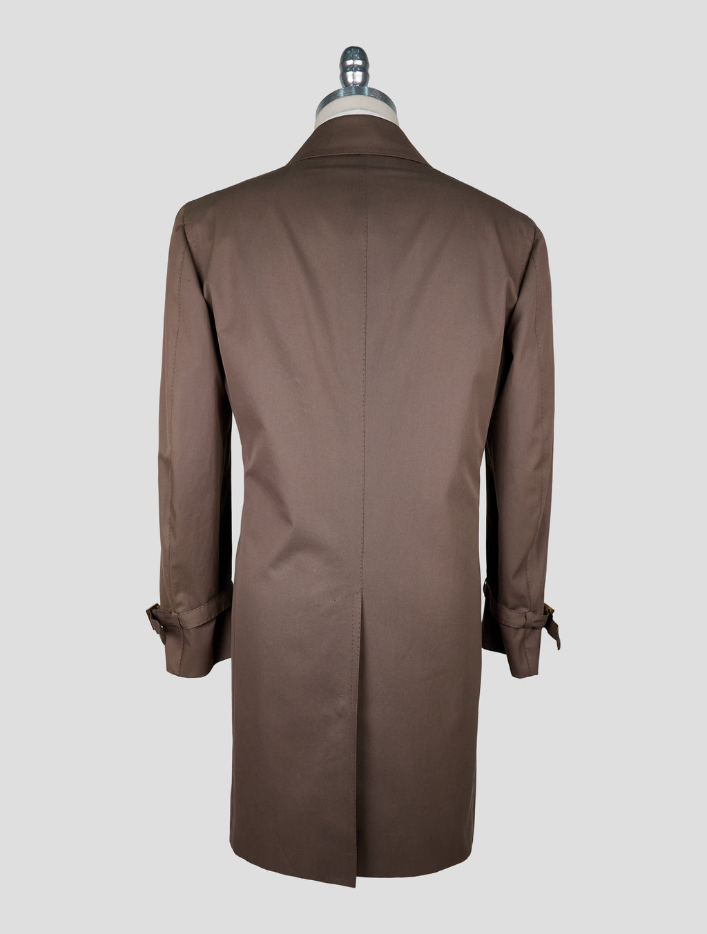 Cesare Attolini  brown Cotton overcoat 3