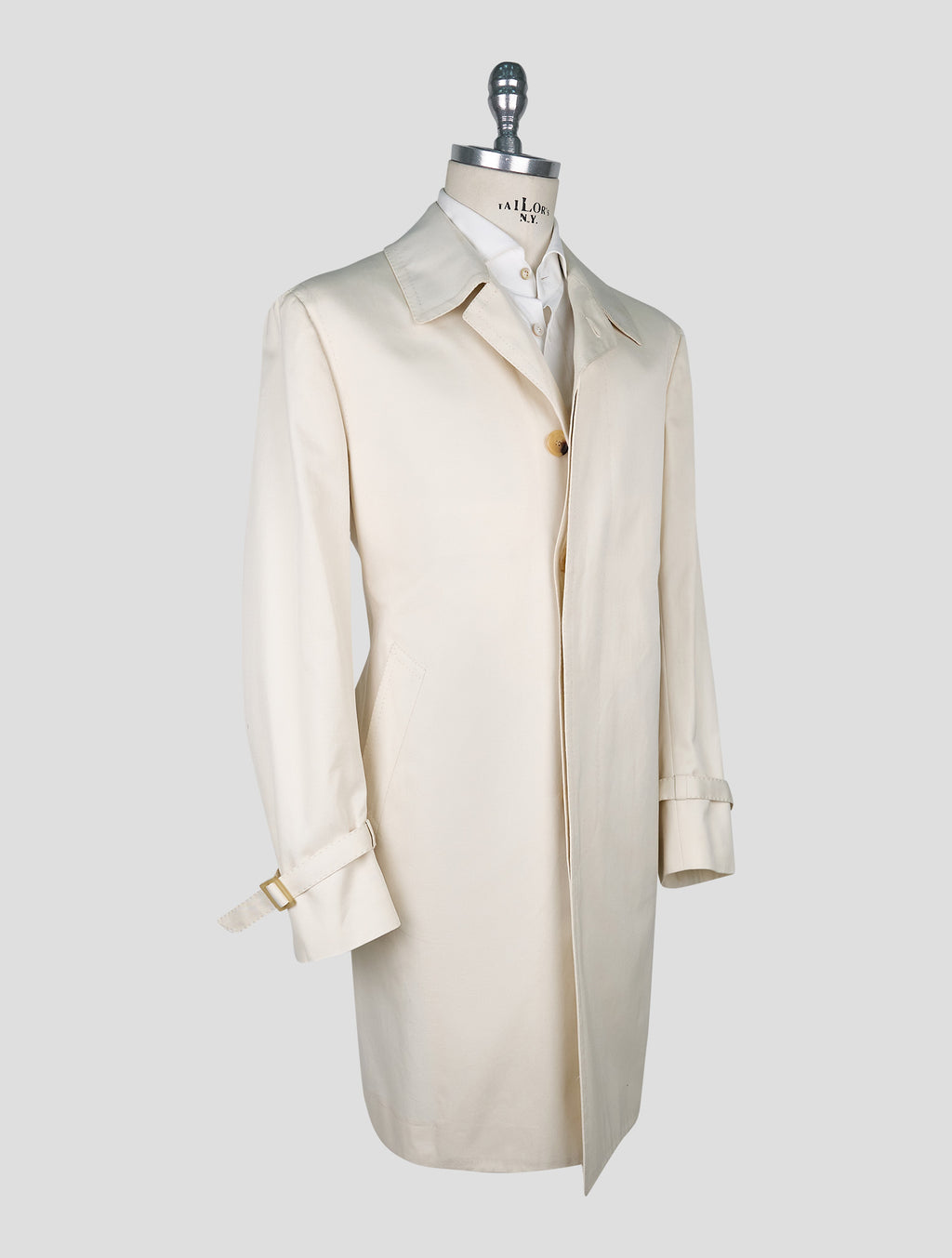 Cesare Attolini light beige Cotton overcoat 2