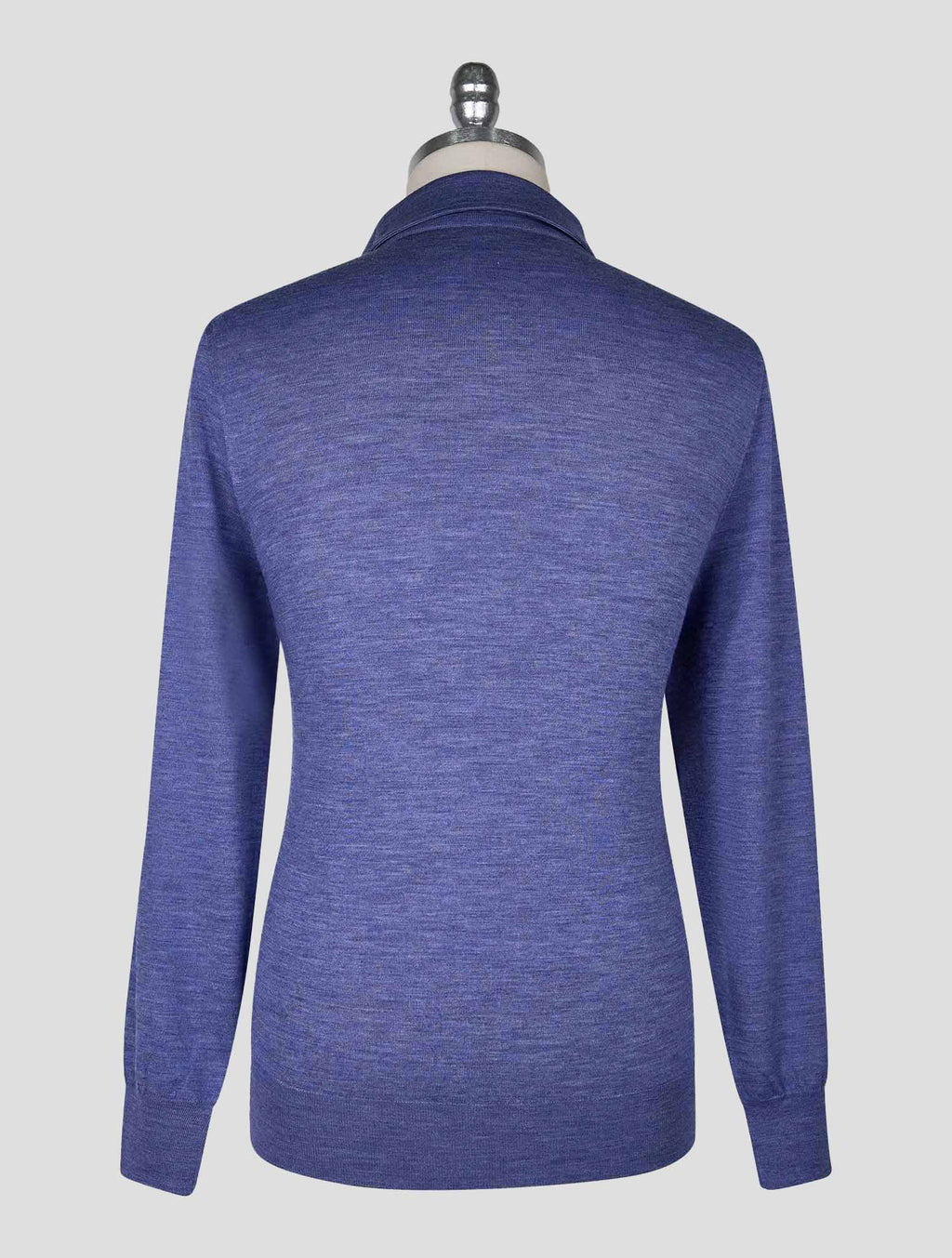 Cesare Attolini Blue Wool Sweater Polo 3