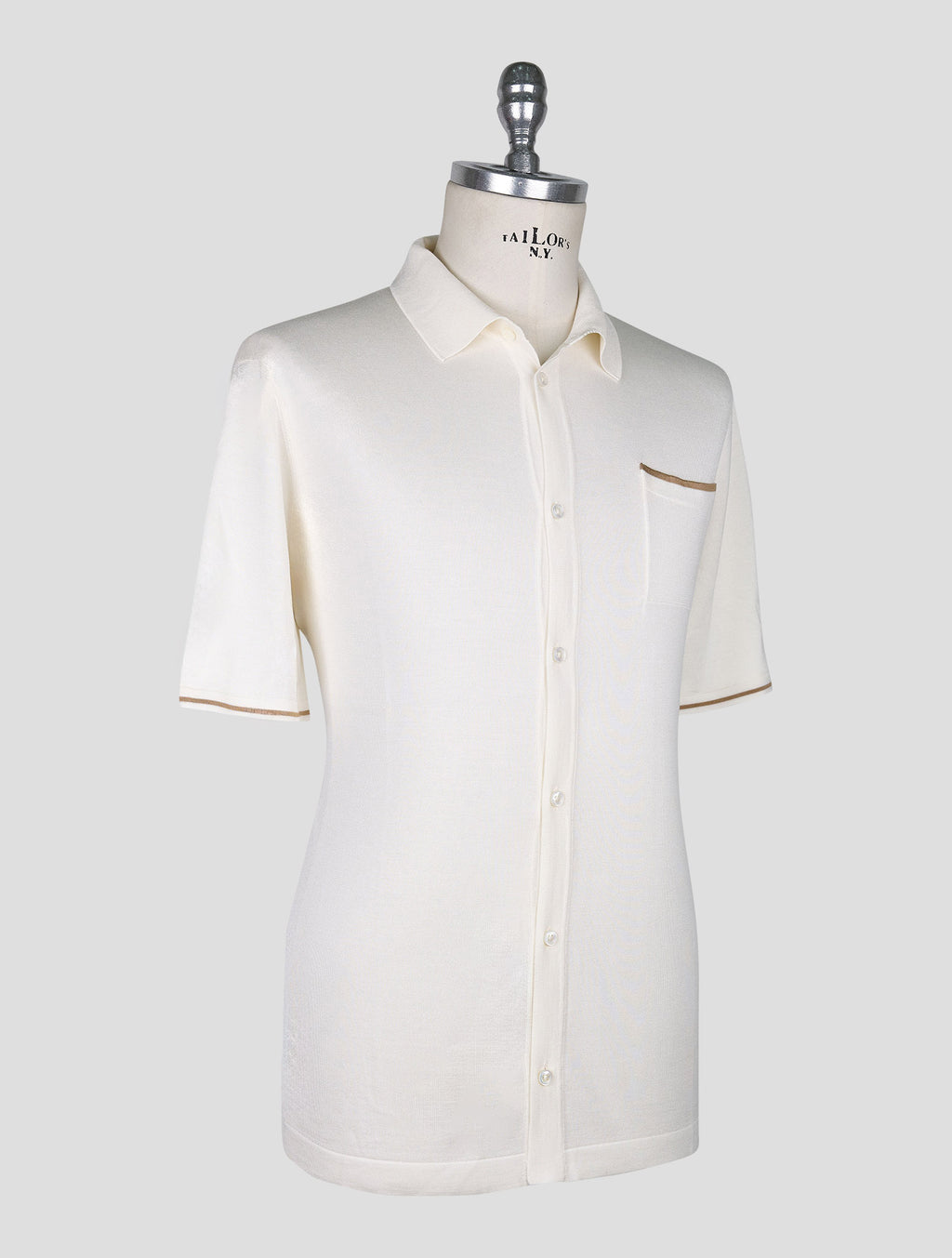 Cesare Attolini White Silk Shirt 2