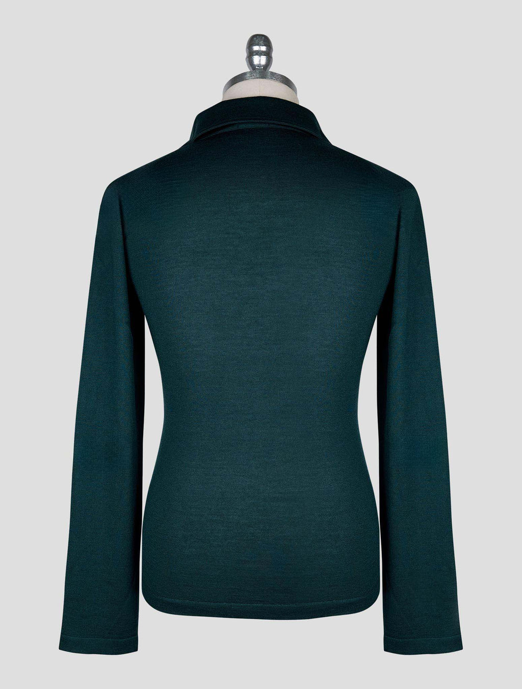 Cesare Attolini Green Cashmere Silk Sweater Polo 3