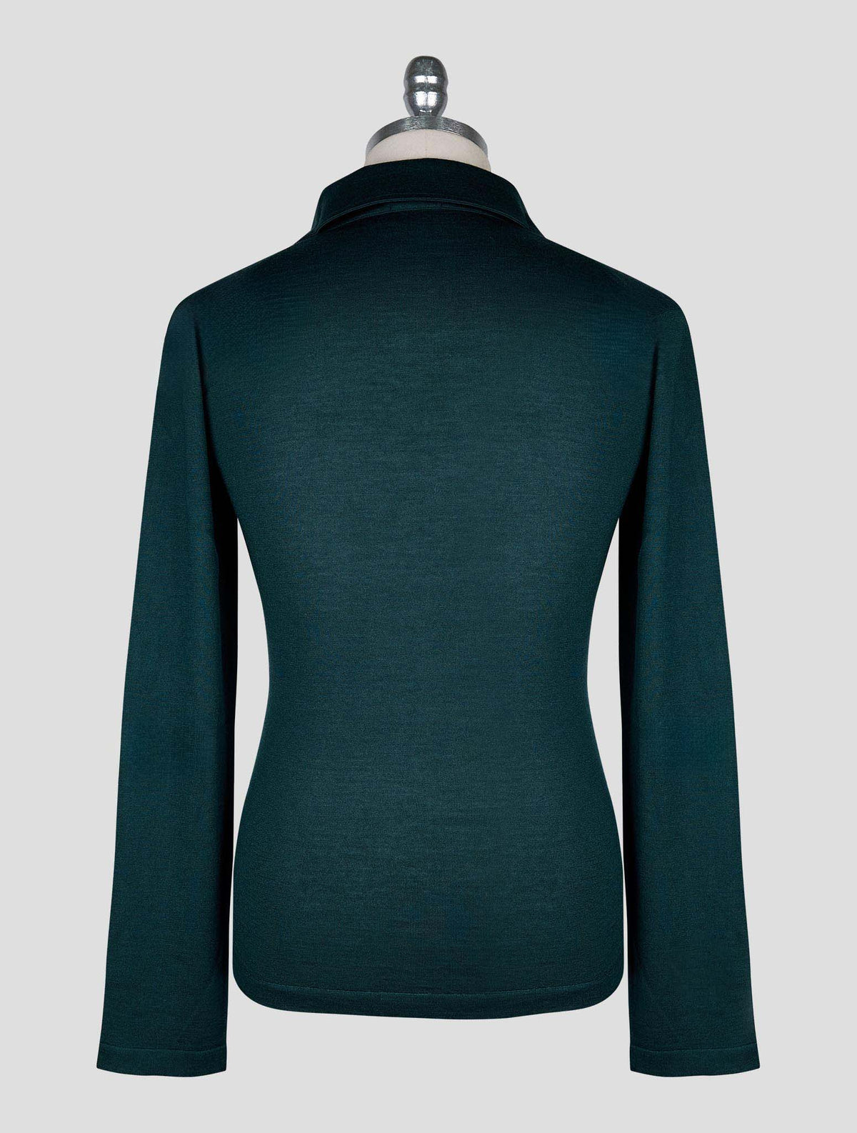 Cesare Attolini Green Cashmere Silk Sweater Polo 3