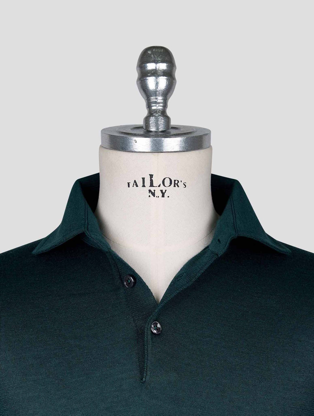 Cesare Attolini Green Cashmere Silk Sweater Polo 4