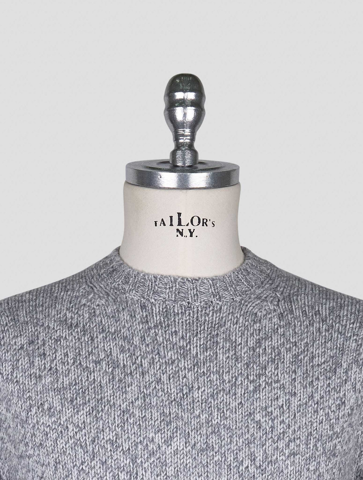 Cesare Attolini Gray Cashmere Sweater Crewneck 4