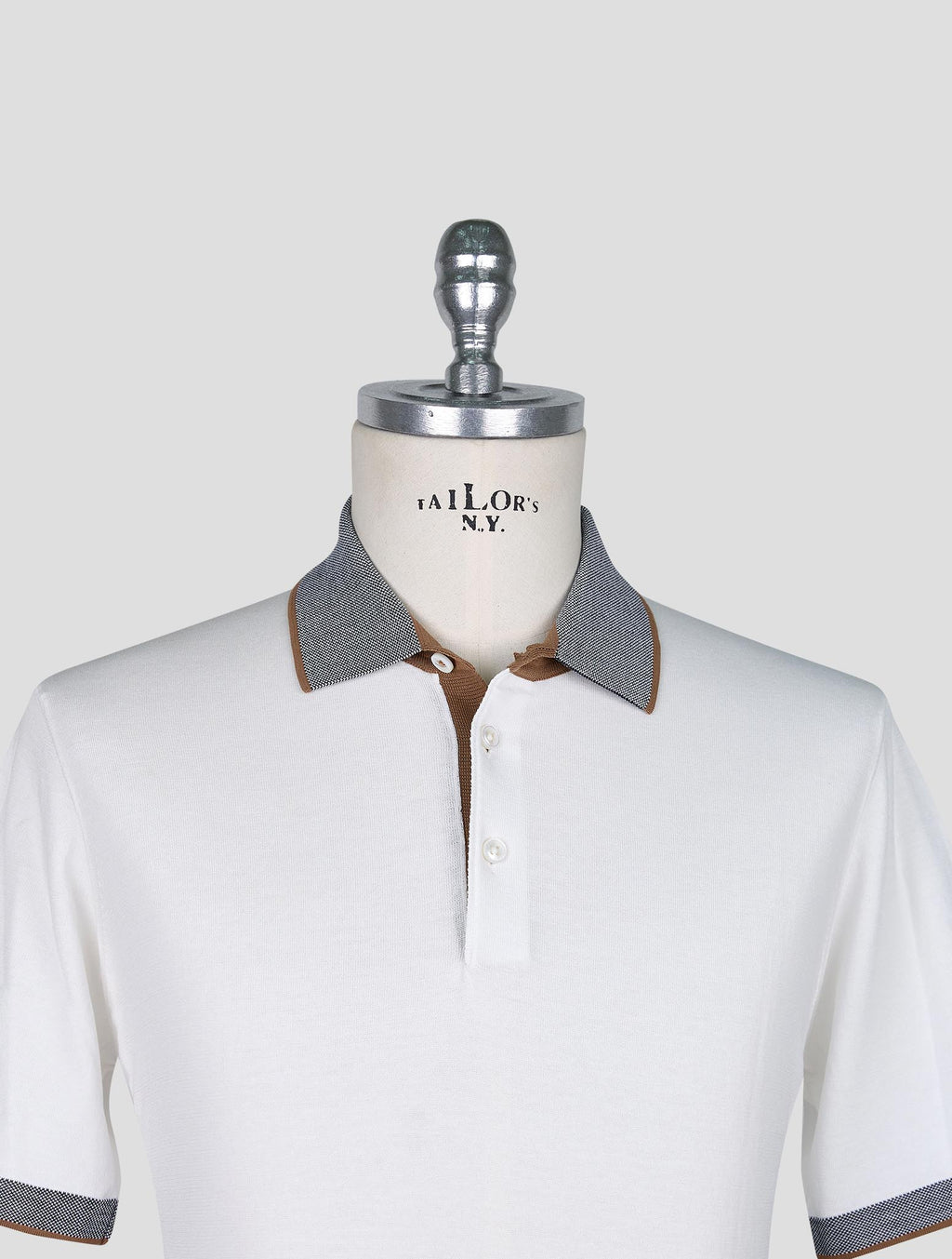 Cesare Attolini White Cotton Polo 4