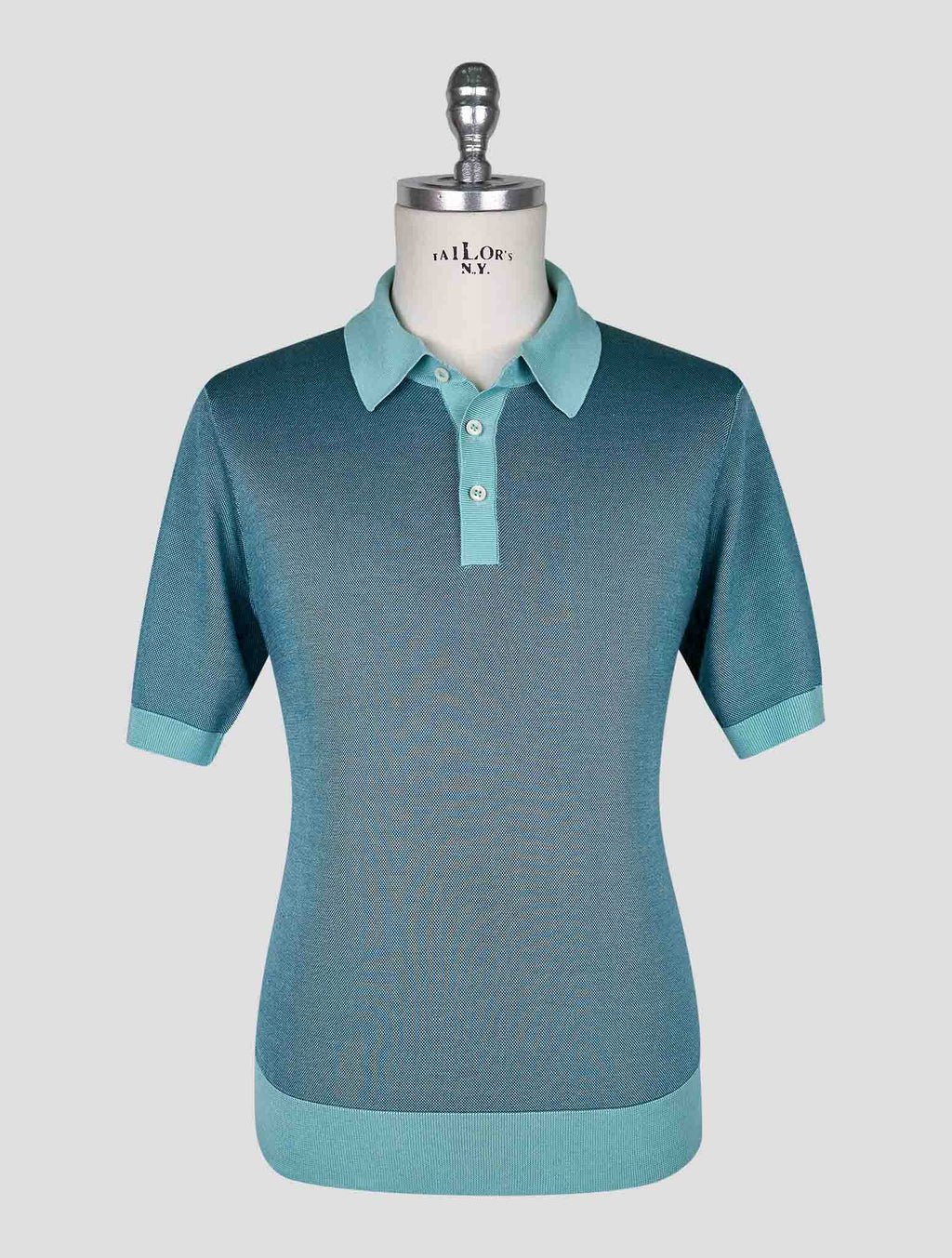 Cesare Attolini Green Silk Polo 1