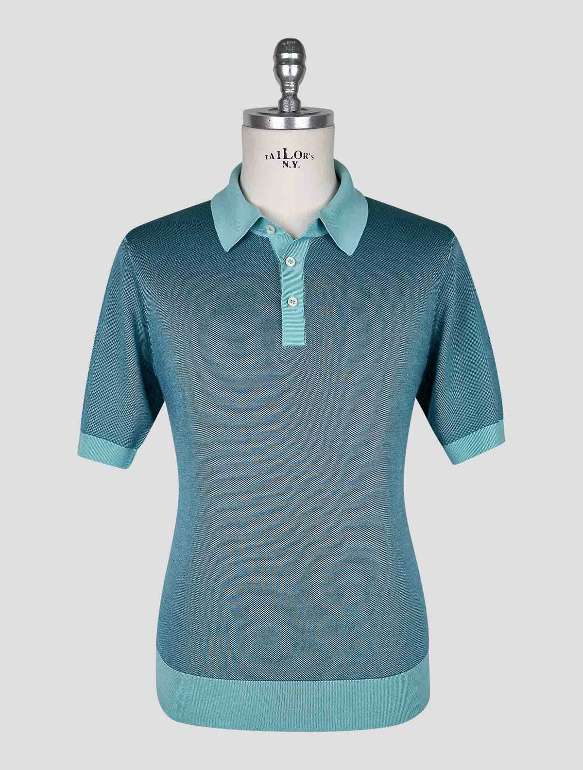 Cesare Attolini Green Silk Polo 1