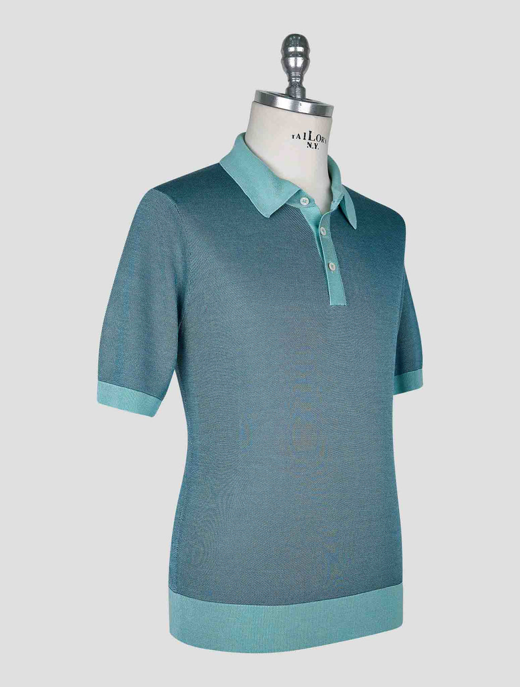 Cesare Attolini Green Silk Polo 2