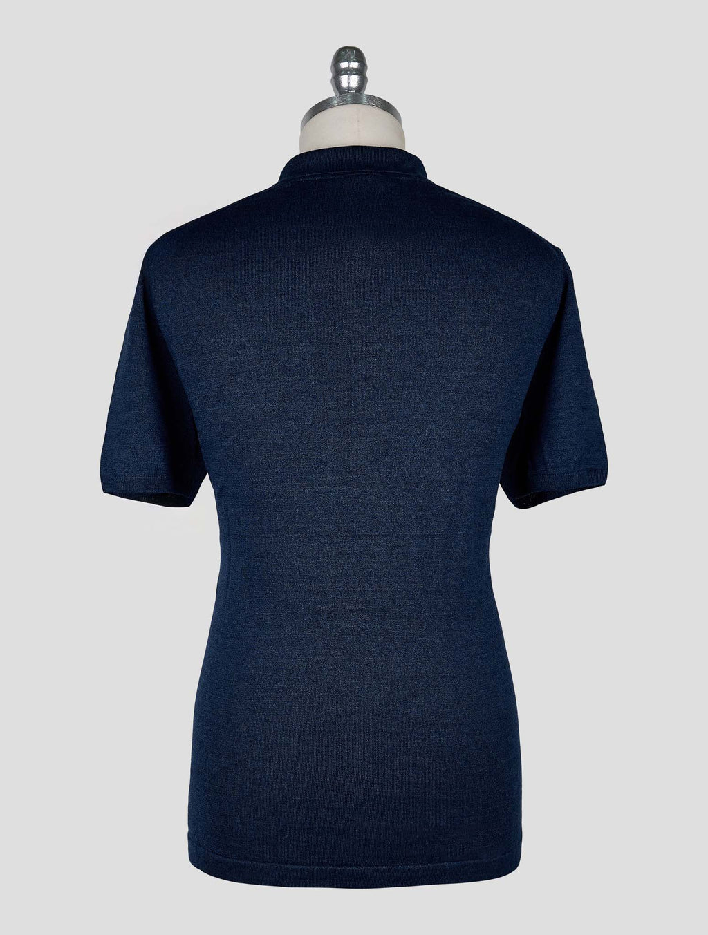 Cesare Attolini Blue Linen Cotton Polo 3