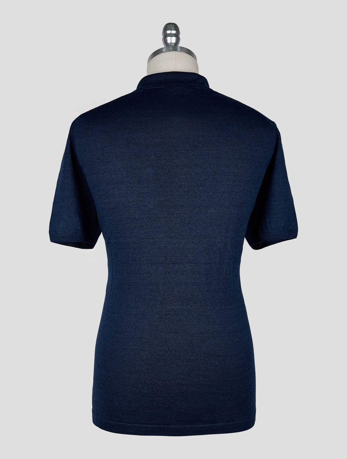 Cesare Attolini Blue Linen Cotton Polo 3