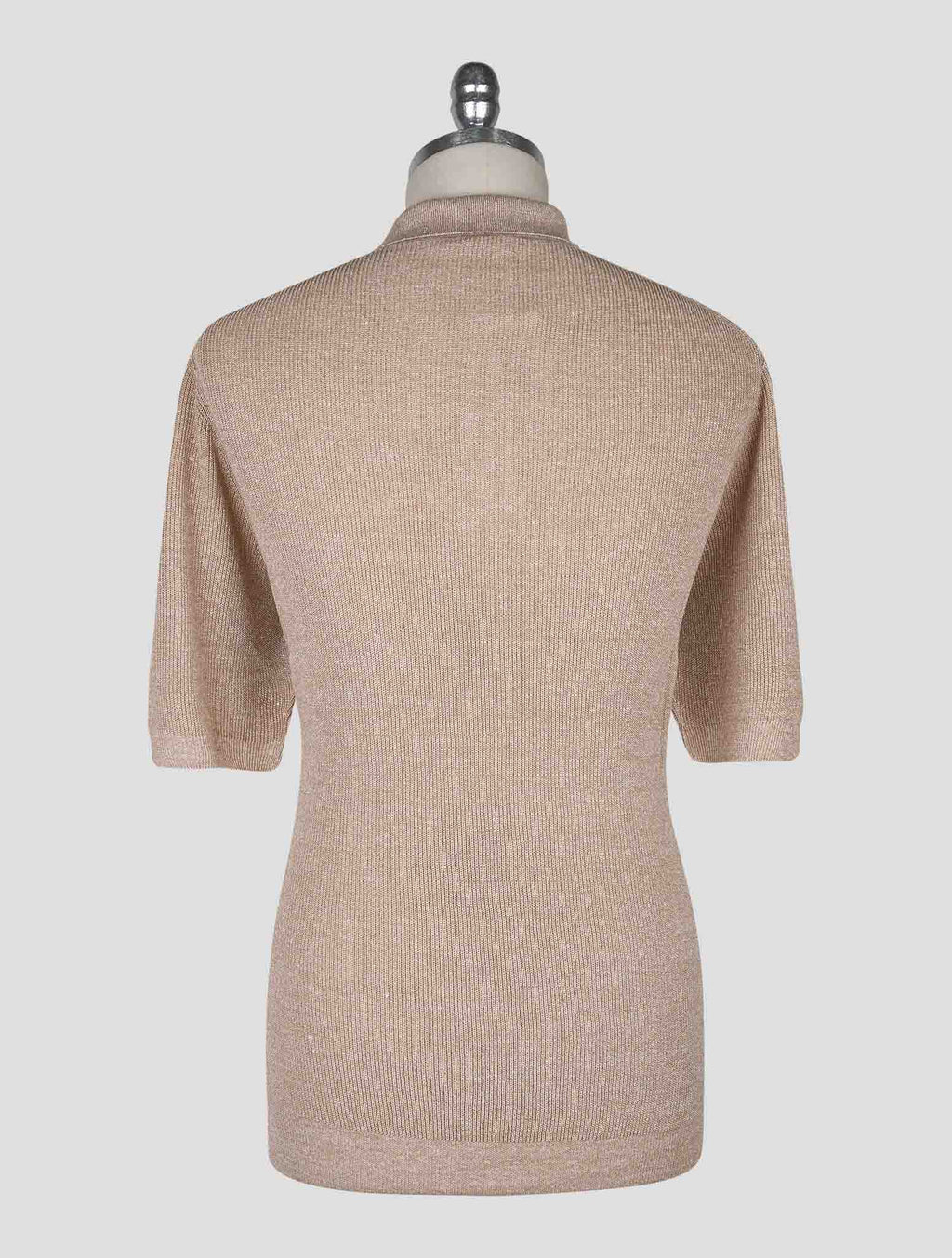 Cesare Attolini Beige Linen Cotton Polo 3