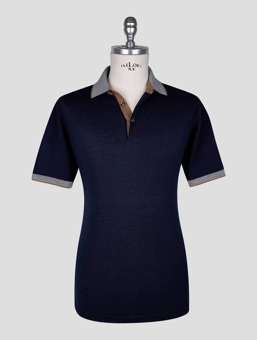 Cesare Attolini Blue Cotton Polo 1