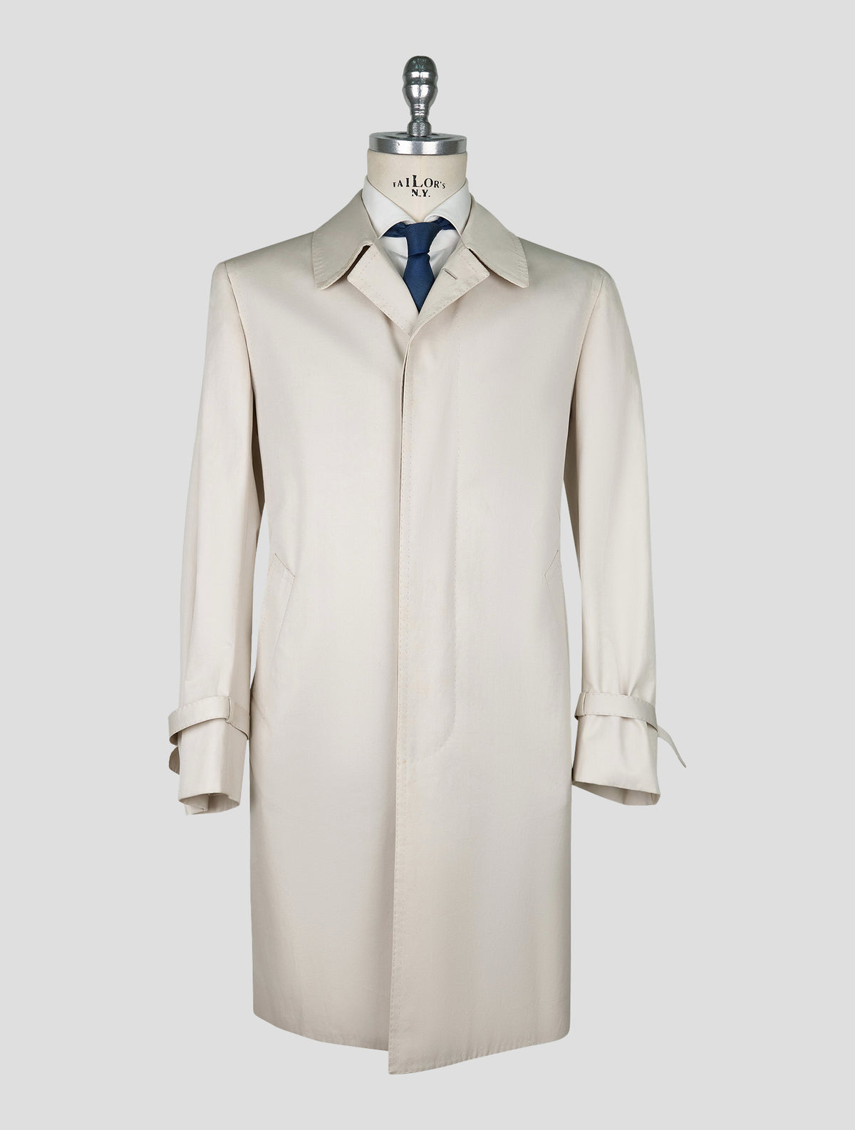 Cesare Attolini light beige Cotton overcoat 1