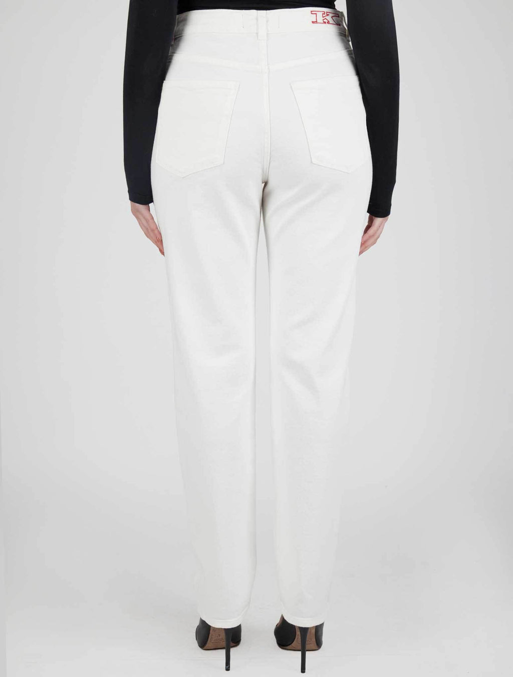 Kiton Icon White Cotton Cashmere Ea Jeans 3