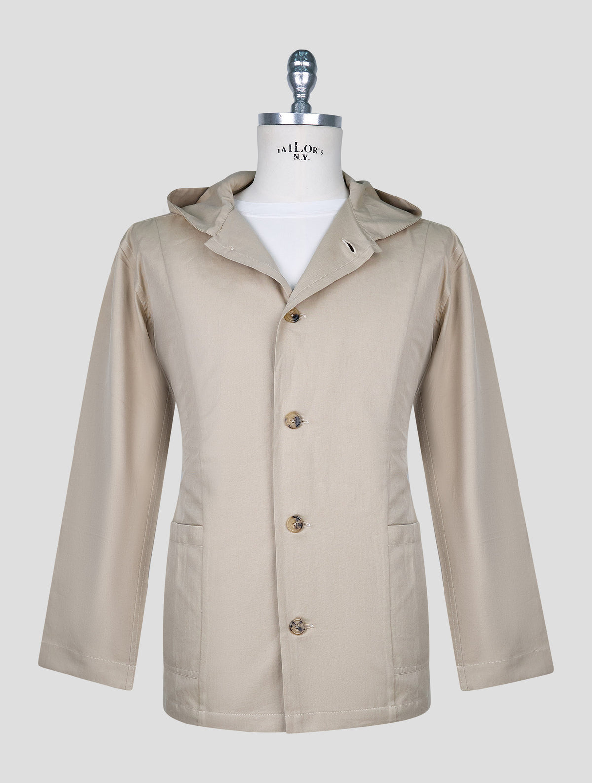 Kiton Beige Cotton Shirt Luca 2