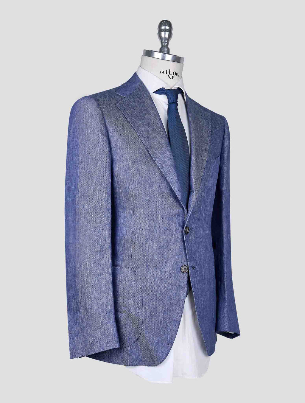 Cesare Attolini Blue Linen Suit 2
