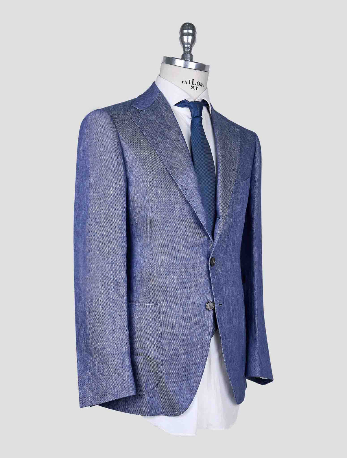Cesare Attolini Blue Linen Suit 2