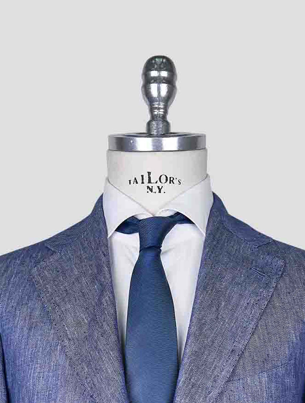 Cesare Attolini Blue Linen Suit 4