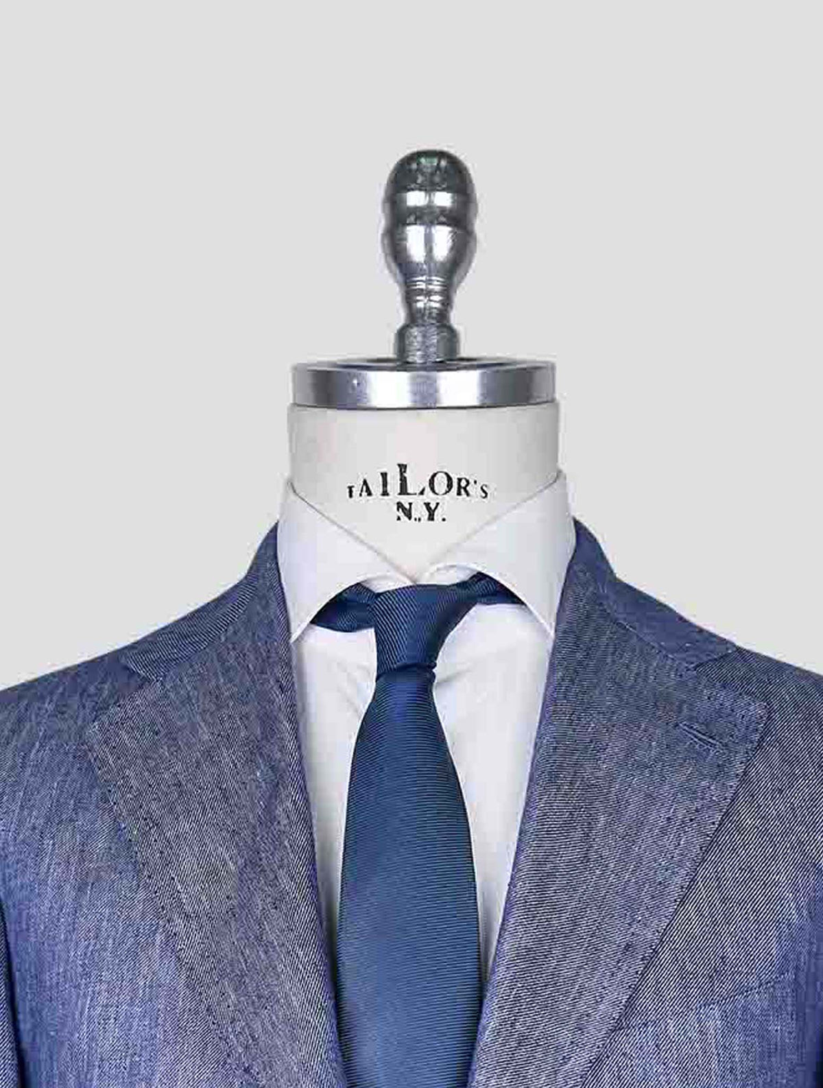 Cesare Attolini Blue Linen Suit 4