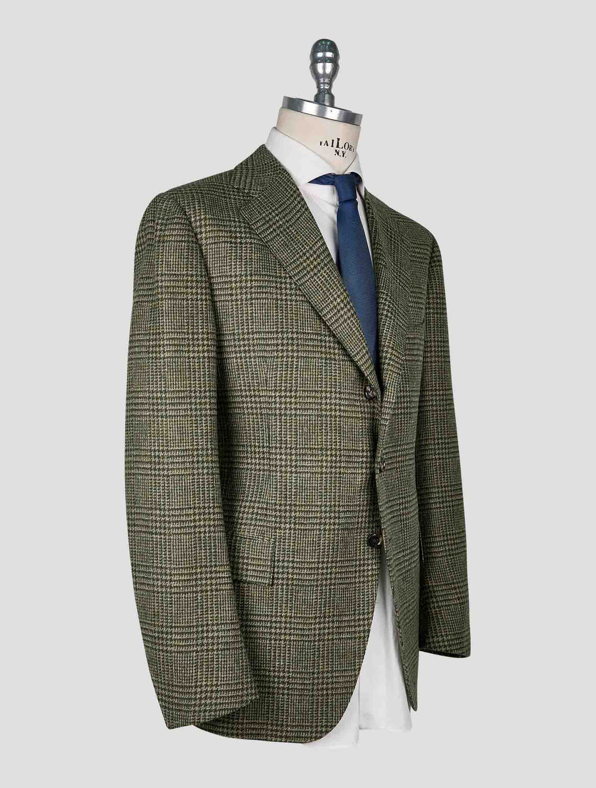 Cesare Attolini Green  Lambswool Shetland  Blazer 2