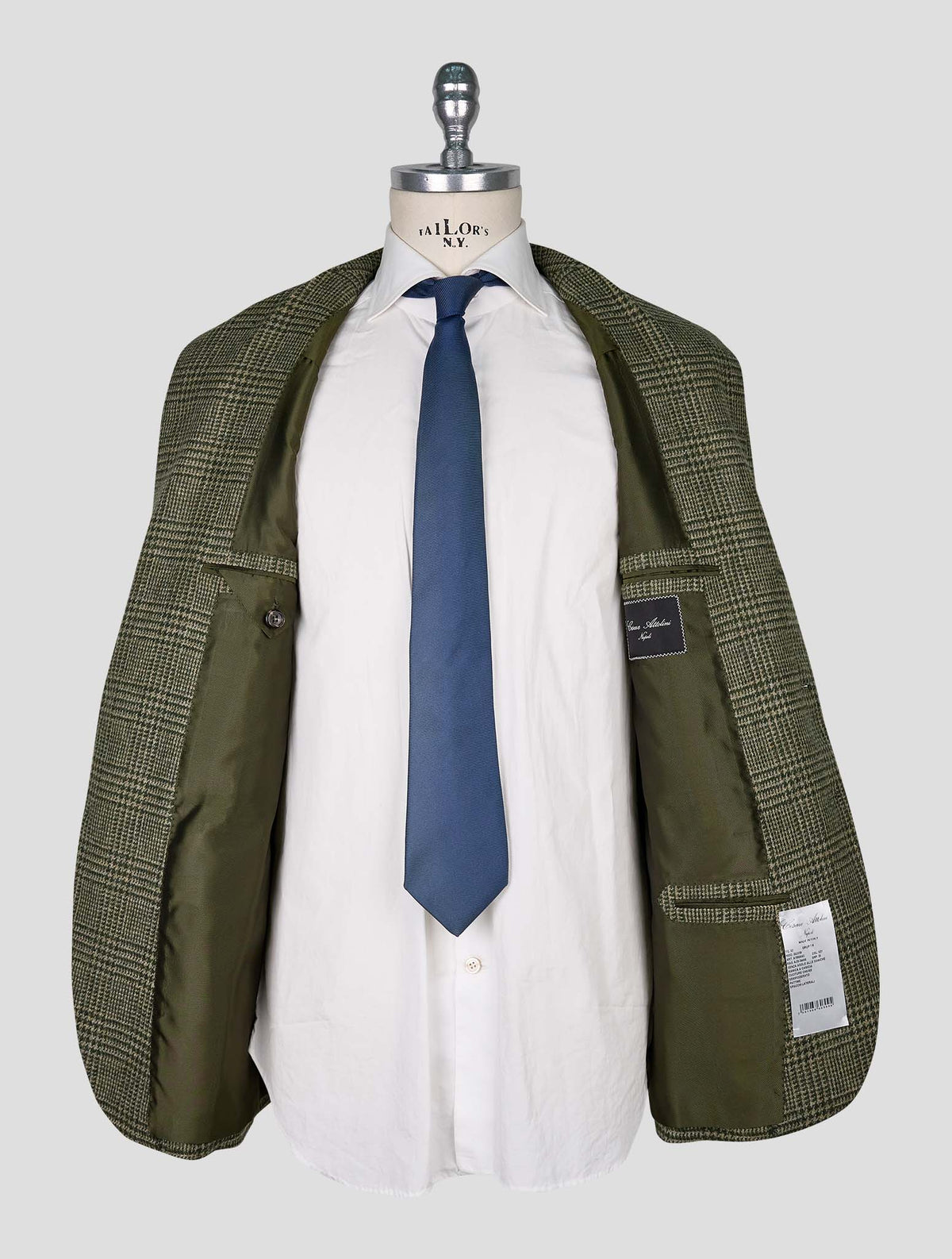 Cesare Attolini Green  Lambswool Shetland  Blazer 5