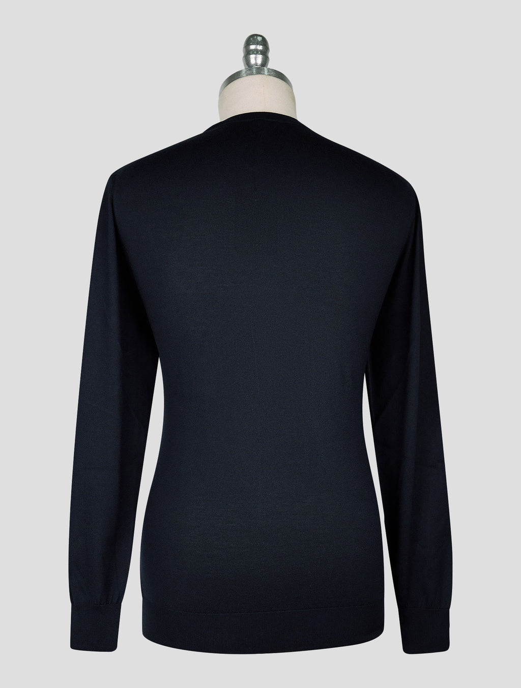 Kiton Dark Blue Cotton Sweater Crewneck 3
