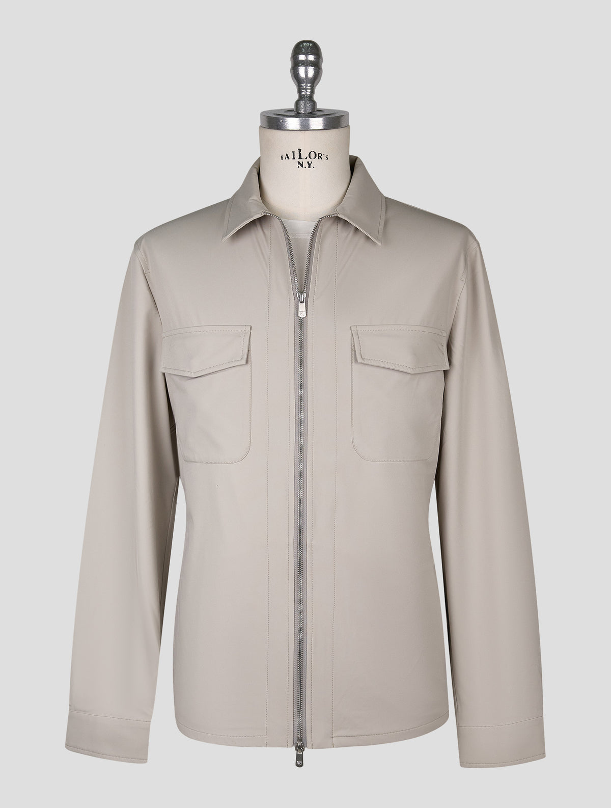 Marco Pescarolo Taupe Pa Ea Coat 1