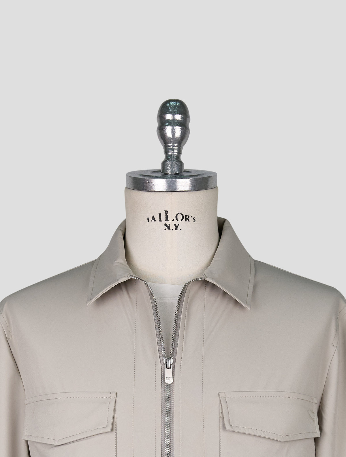 Marco Pescarolo Taupe Pa Ea Coat 4