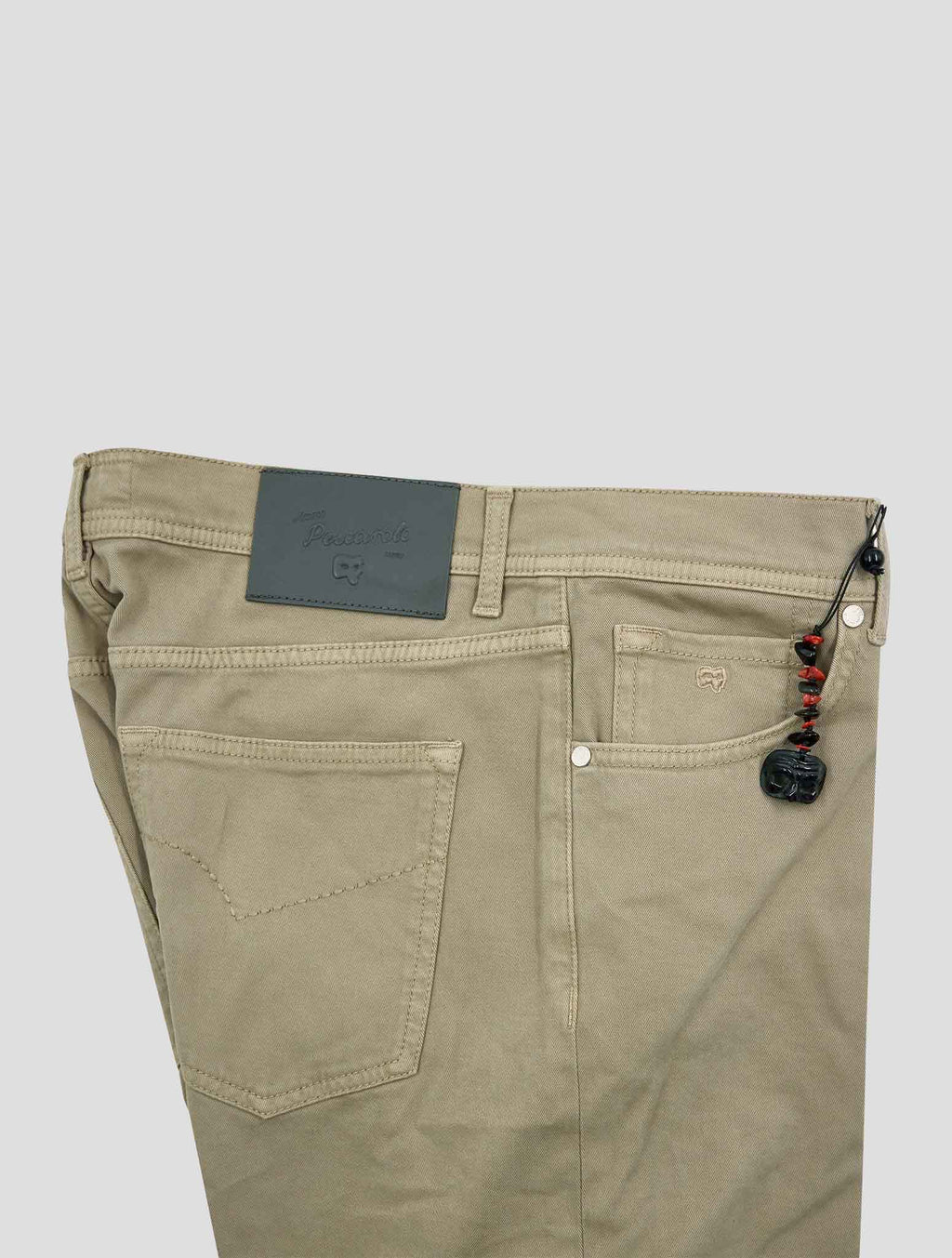 Marco Pescarolo Beige Cotton Cashmere Ea Jeans 3