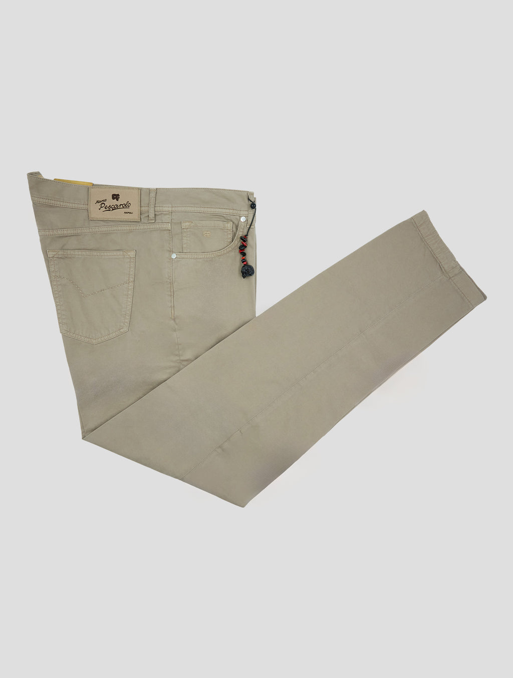 Marco Pescarolo Beige Cotton Cashmere Ea Jeans 1
