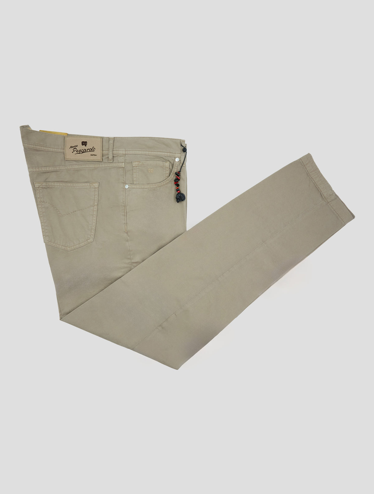 Marco Pescarolo Beige Cotton Cashmere Ea Jeans 1