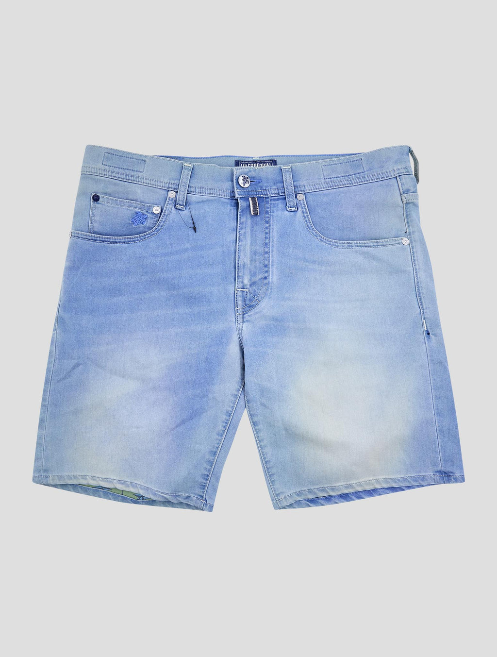 Vilebrequin Light Blue Cotton Pl Ea Pants 1