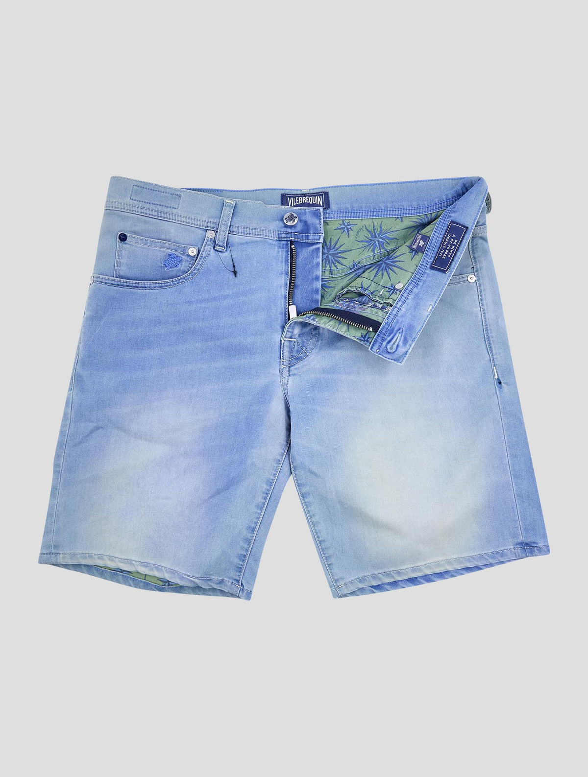 Vilebrequin Light Blue Cotton Pl Ea Pants 2