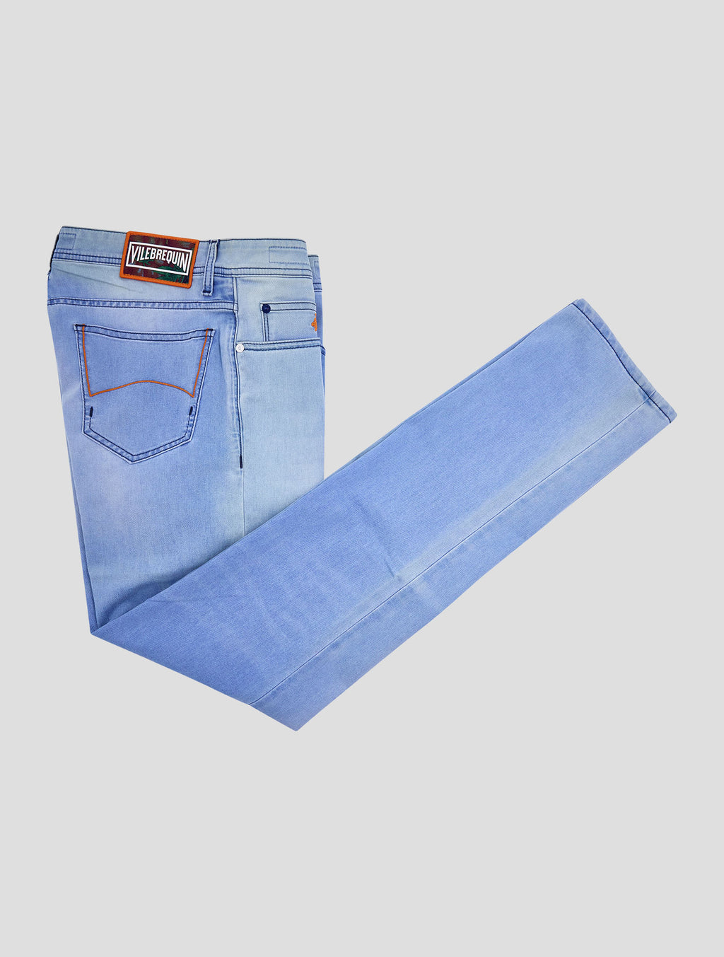 Vilebrequin Light Blue Lyocell Cotton Ea Jeans 1