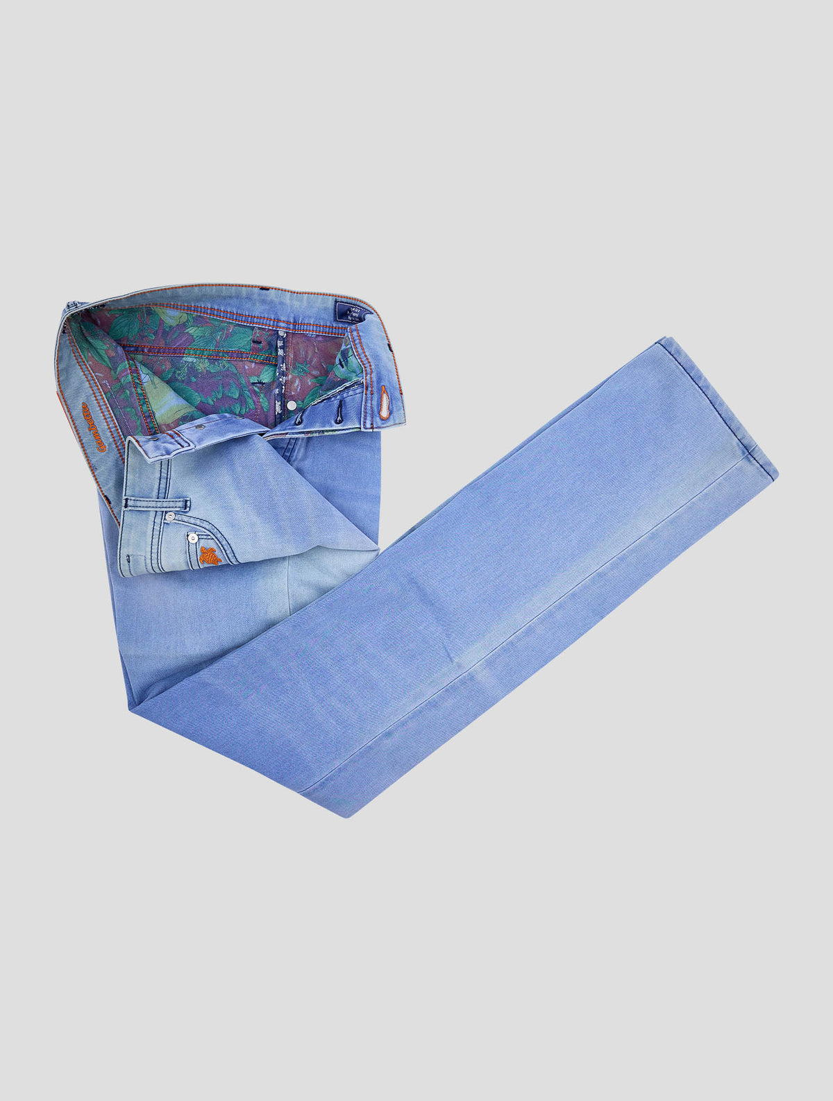 Vilebrequin Light Blue Lyocell Cotton Ea Jeans 2