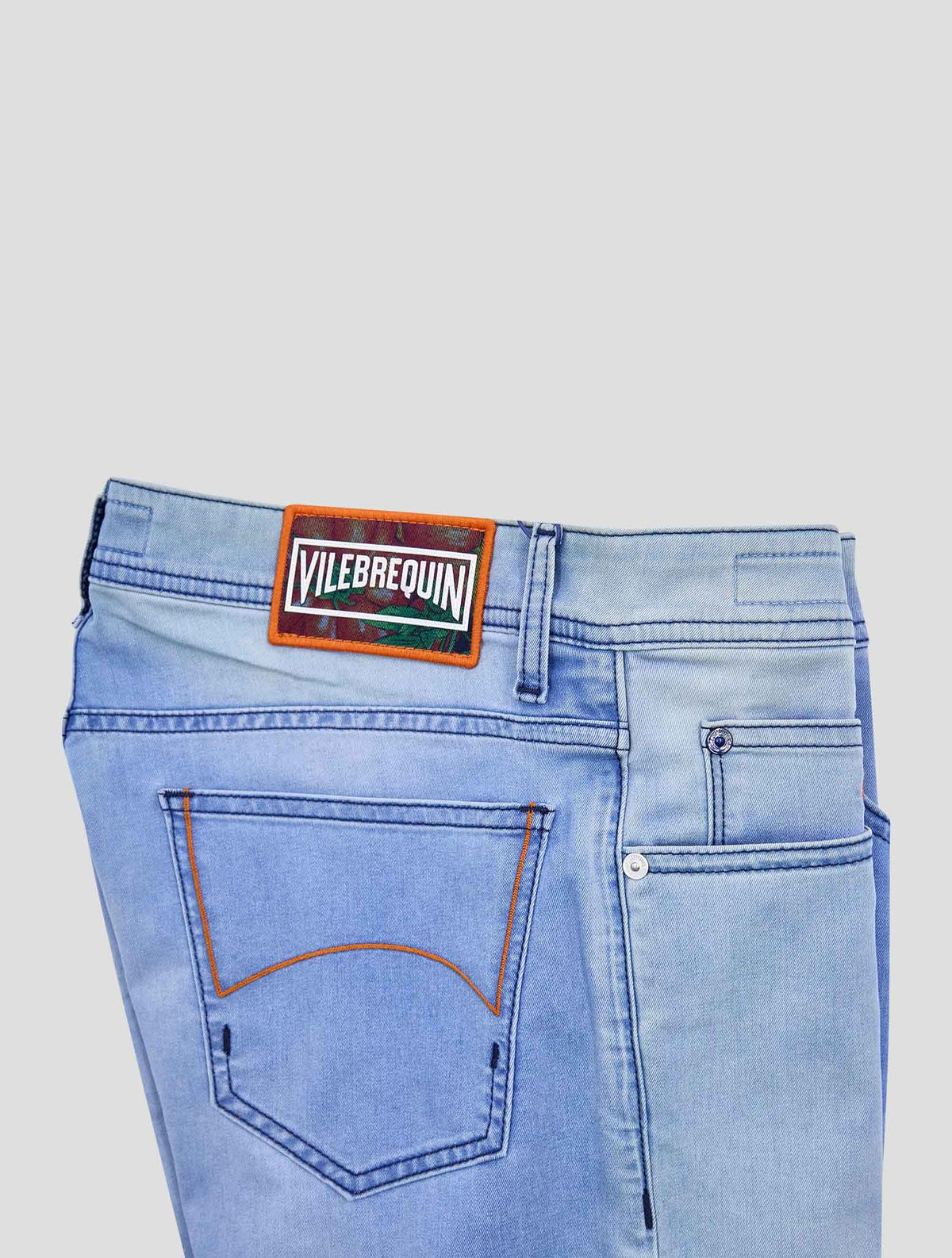 Vilebrequin Light Blue Lyocell Cotton Ea Jeans 3