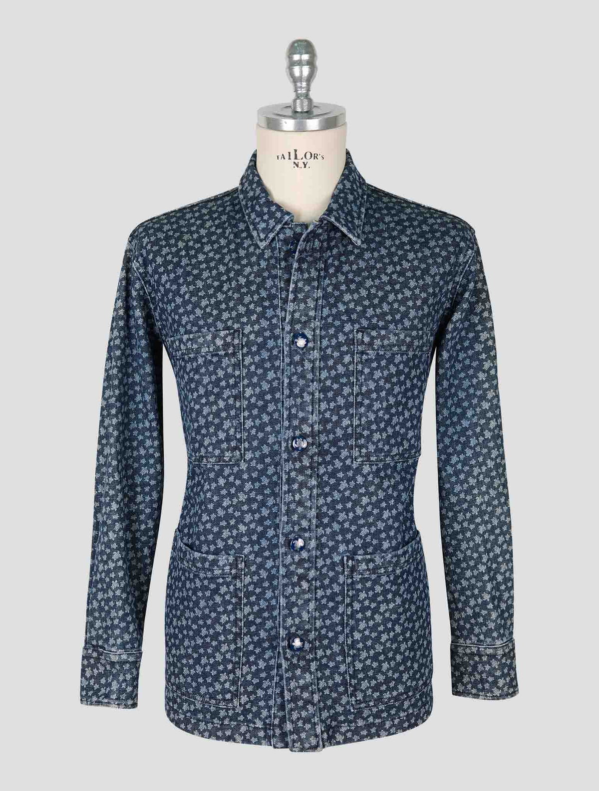 Vilebrequin Blue Cotton Ea Overshirts 1