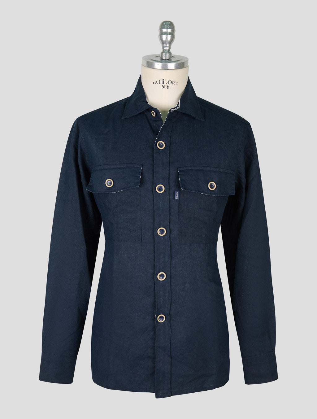 Vilebrequin Blue Linen Overshirt 1