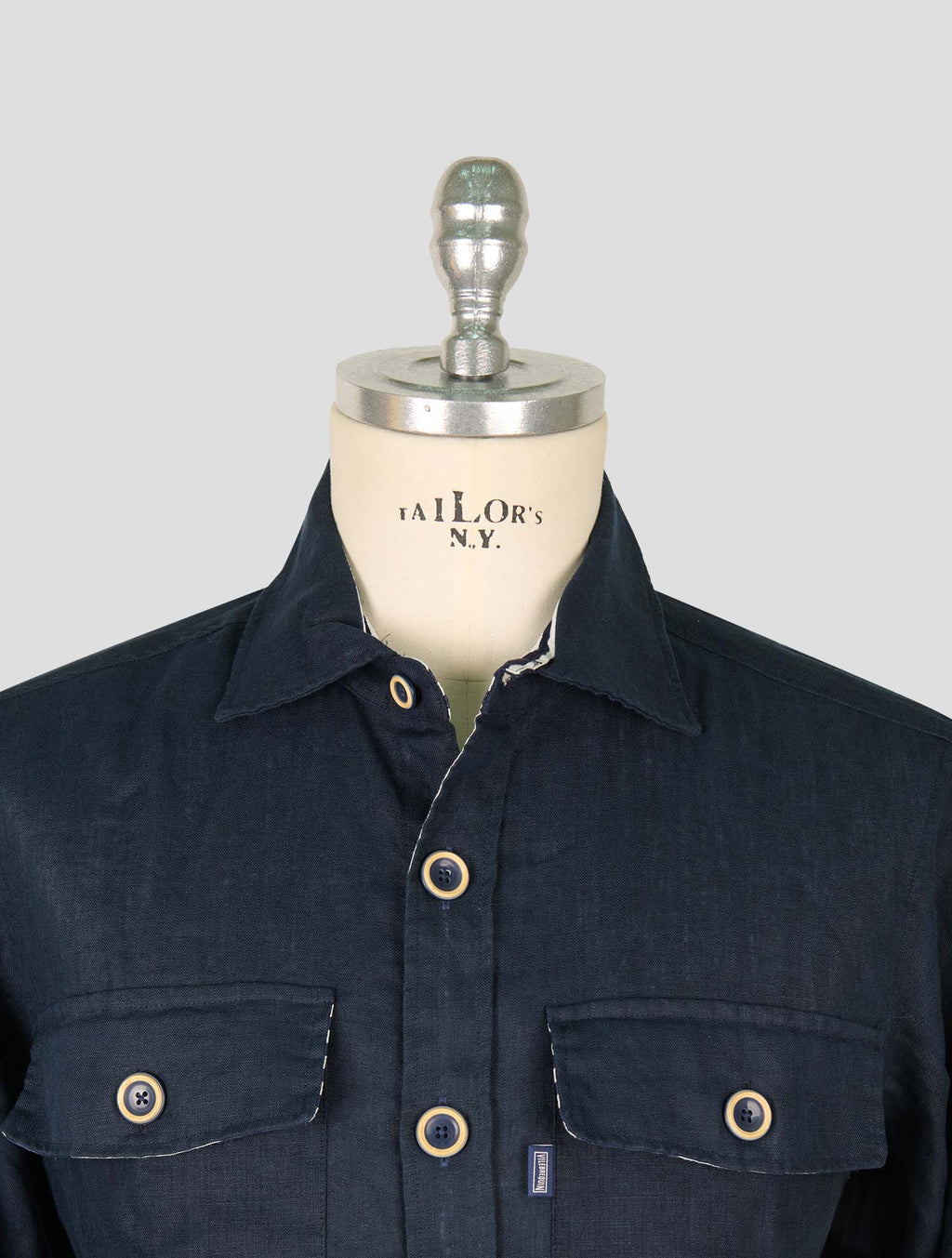 Vilebrequin Blue Linen Overshirt 4
