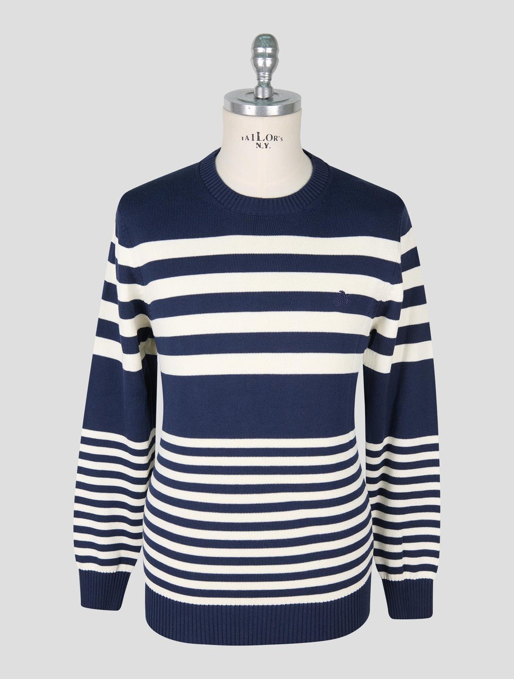 Vilebrequin Blue White Cotton Sweater Crewneck 1