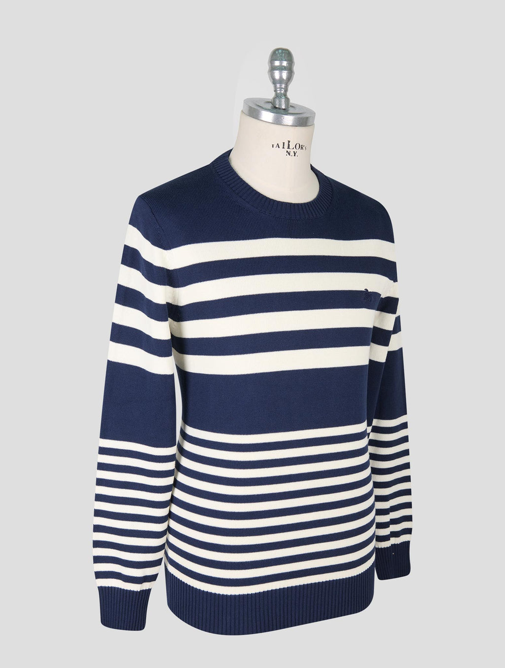Vilebrequin Blue White Cotton Sweater Crewneck 2