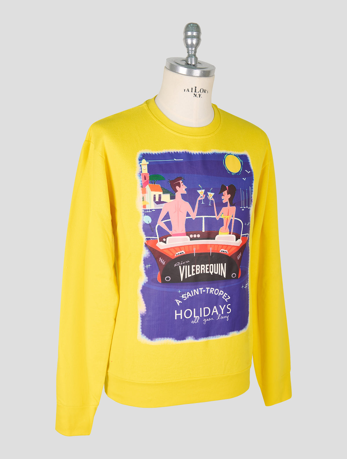 Vilebrequin Yellow Cotton Ea Sweater Crewneck 2