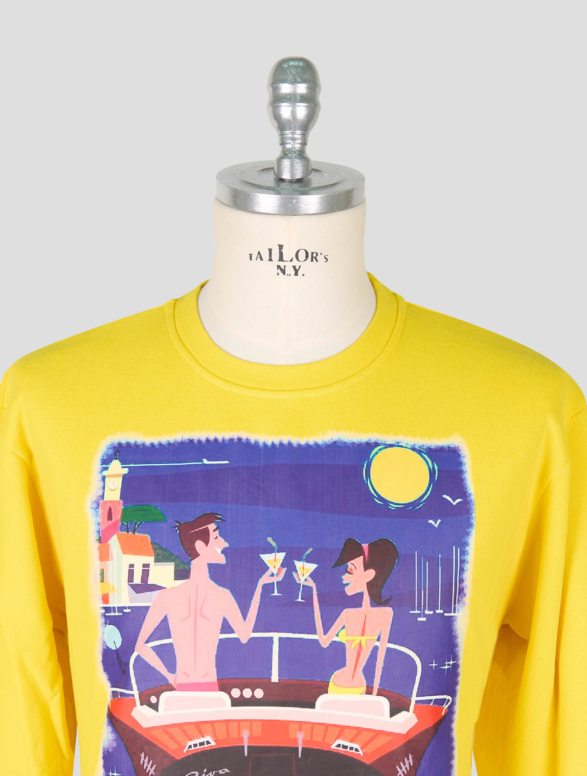 Vilebrequin Yellow Cotton Ea Sweater Crewneck 4