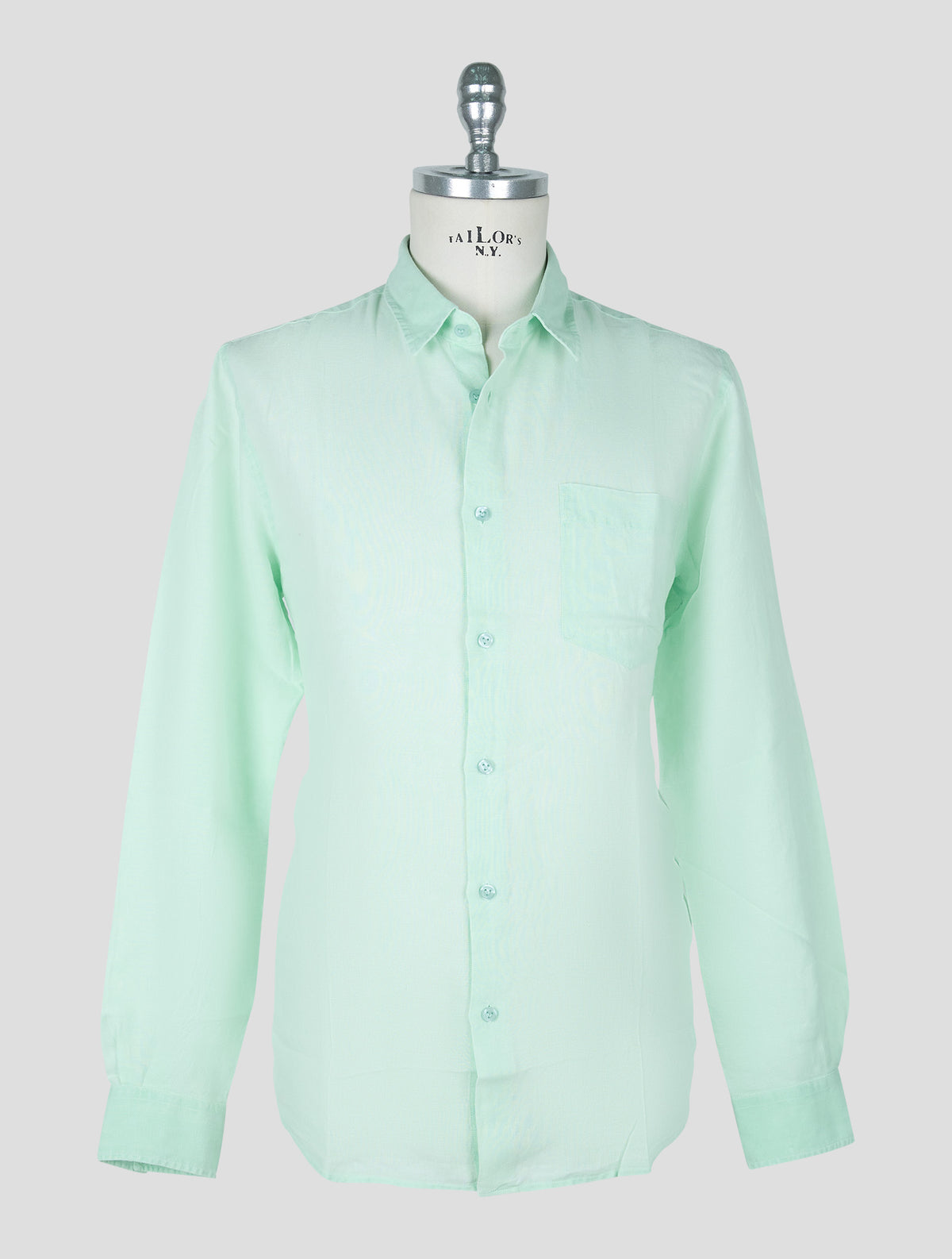 Vilebrequin Light Green Linen Shirt 1