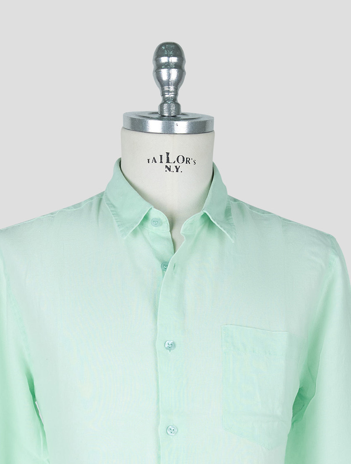 Vilebrequin Light Green Linen Shirt 4