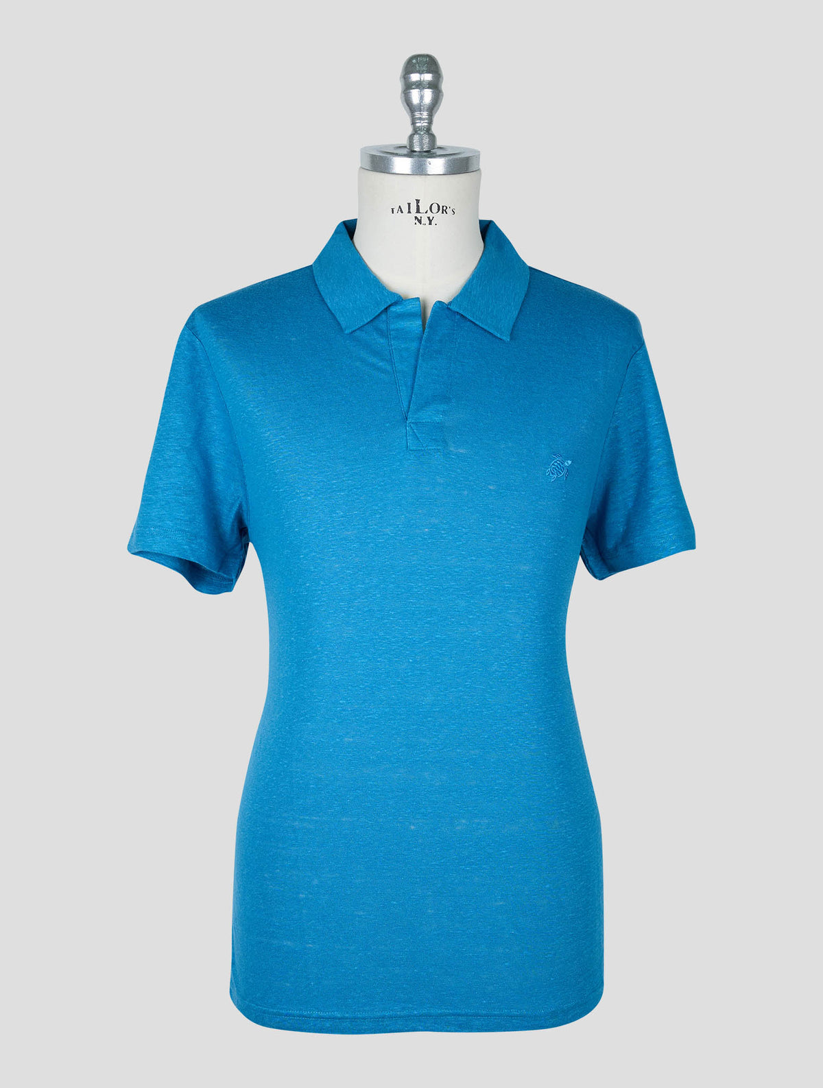 Vilebrequin Light Blue Linen Polo 1